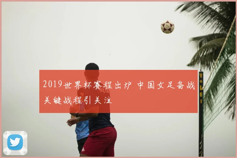 2019世界杯赛程出炉 中国女足备战关键战程引关注