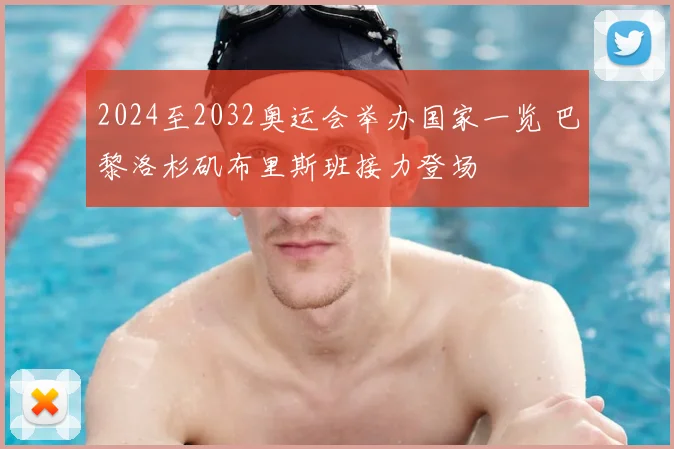 2024至2032奥运会举办国家一览 巴黎洛杉矶布里斯班接力登场